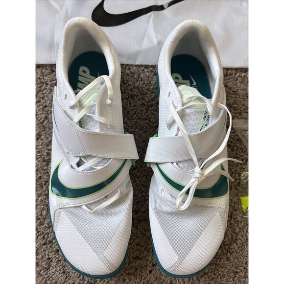 Nike Zoom Rival Jump Mens 11 White Track Field Shoes Jumping DR2756-100 main image 6